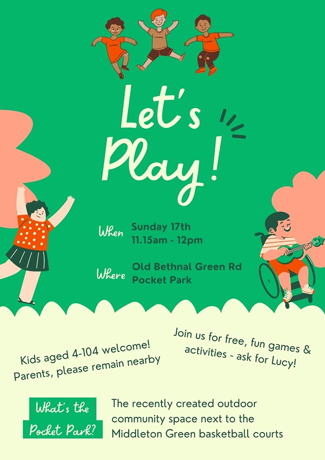Let's play poster
